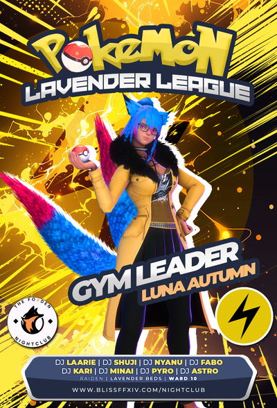 Event image for Bliss | Pokemon Lavender League - Ft. Arclight, The Foxden, Dracarys & Booli Squad
