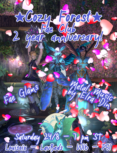 Event image for Cozy Forest (Fae Club)'s 2 year anniversary!