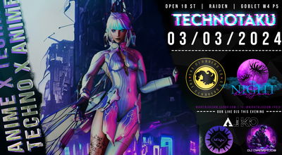 Event image for Nightblosson X The Clubbers LS - TechnOtaku