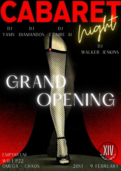 Event image for Project XIV: Cabaret Night