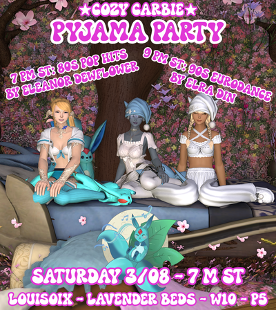 Event image for Pyjama Party 80s & 90s Music @ Cozy Carbie