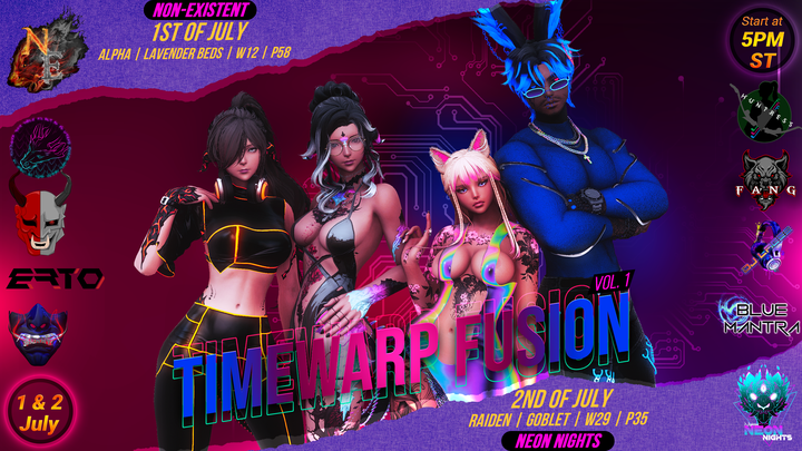 Poster for ⌛Timewarp Fusion - Vol.1⌛ at Non-Existent