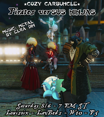 Event image for Pirates vs Ninjas Metal Party @ Cozy Carbuncle