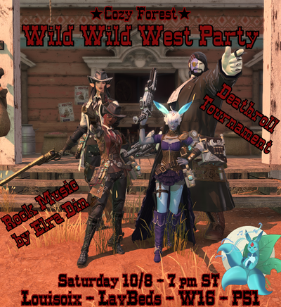 Event image for Wild West Glam Contest & Rock Party @ Cozy Forest